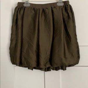 Dark green skirt